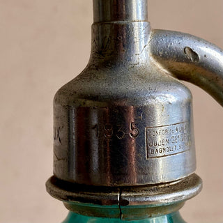 French Blue Soda Syphon Brasserie Grillon