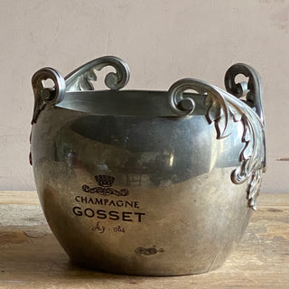 Large French Pewter Gosset Champagne Cooler