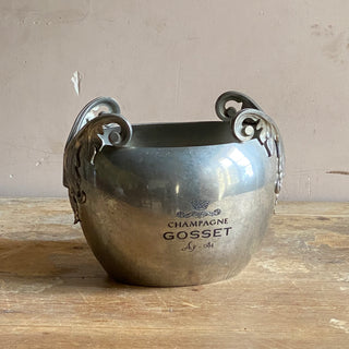 Large French Pewter Gosset Champagne Cooler
