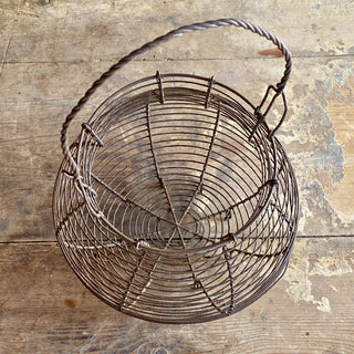 Traditional French Wire Egg Basket