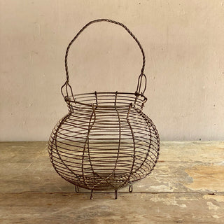 Traditional French Wire Egg Basket