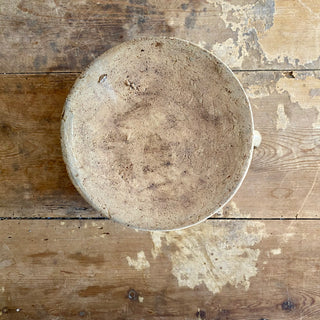 Stoneware Beige Confit Pot With Loop Handles