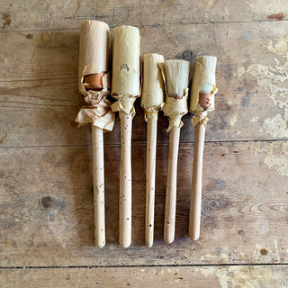 Five Vintage French SNCF Brushes