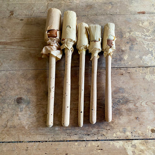 Five Vintage French SNCF Brushes