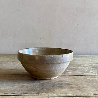 Antique French Stoneware Mixing Bowl