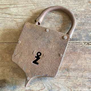 Large Antique French Padlock