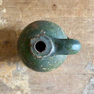 Antique French Green Oil Jug