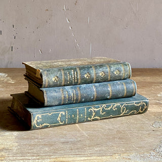 Trio of Antique French Books - Dated 1877 & 1882