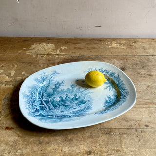 Antique French Large Serving Platter