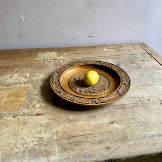 Vintage French Carved Serving Platter