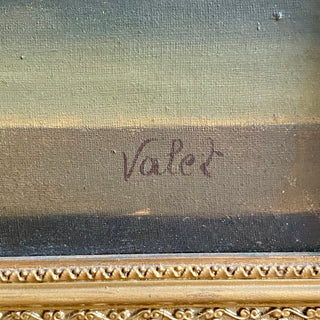 Antique French Oil On Canvas Table Scene