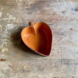 Antique French Heart Shaped Cake Mould