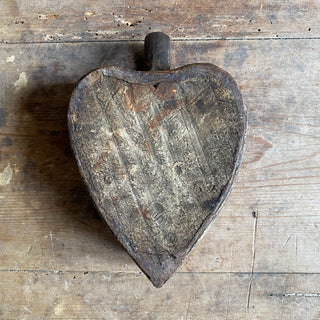 Antique French Heart Shaped Cake Mould