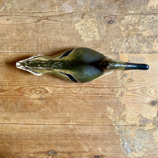 Antique French Wooden Decoy Duck