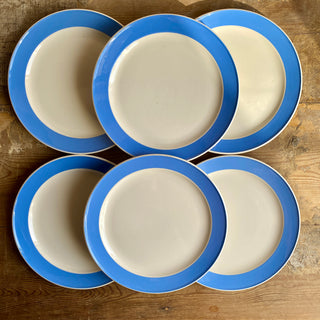 Set Of Six Vintage French Villeroy & Boch Plates