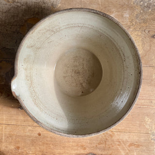 Vintage French Stoneware Mixing Bowl