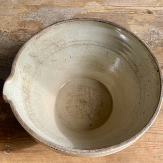 Vintage French Stoneware Mixing Bowl