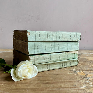 Set Of Four Antique French Books - Dating From 1862 And Later