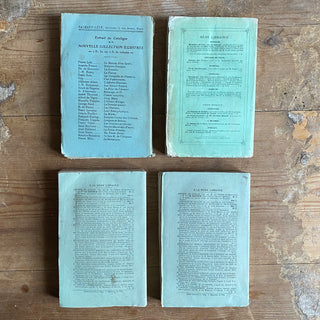 Set Of Four Antique French Books - Dating From 1862 And Later