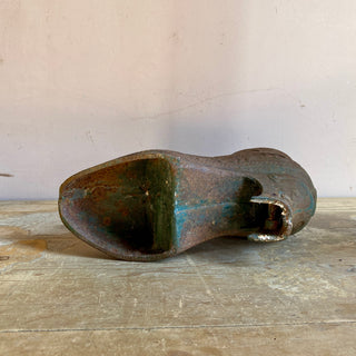 Antique French Cast Iron Boot Planter