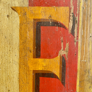 Antique French Wooden République Française Sign