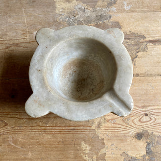 Antique French Marble Mortar & Pestle