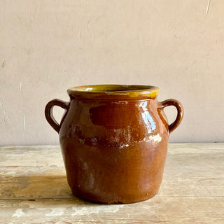Glazed Stoneware Pot à Graisse
