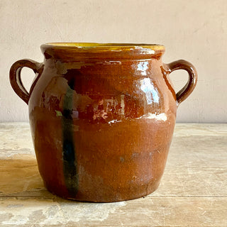 Glazed Stoneware Pot à Graisse