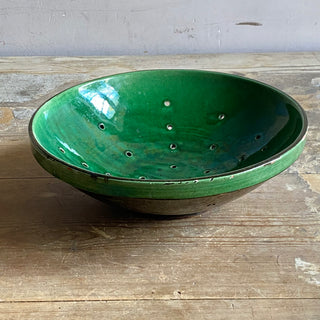 Glazed Terracotta Strainer