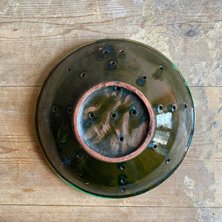 Glazed Terracotta Strainer