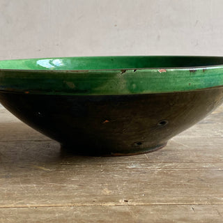 Glazed Terracotta Strainer