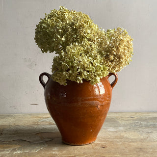 Antique Orange Glazed Confit Pot