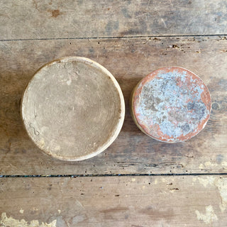 PAIR OF ANTIQUE FRENCH GLAZED CONFITURE POTS