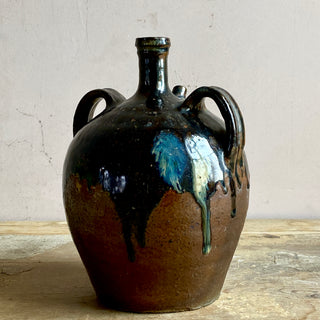 French Brown Glazed Cruche