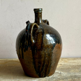 French Brown Glazed Cruche