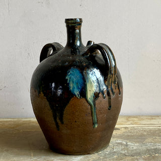 French Brown Glazed Cruche