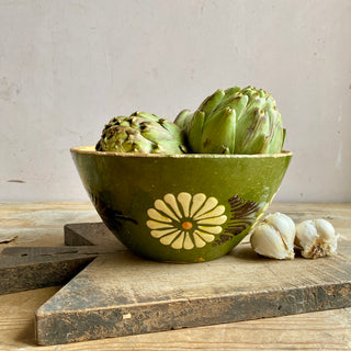 Vintage Rustic French Salad Bowl