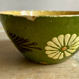 Vintage Rustic French Salad Bowl