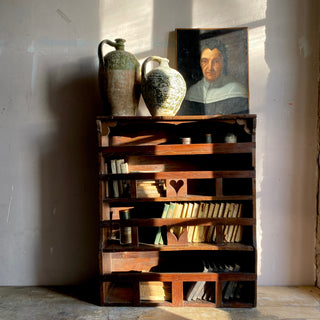 Antique French Rustic Country Shelving Unit