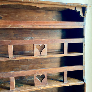 Antique French Rustic Country Shelving Unit