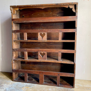 Antique French Rustic Country Shelving Unit